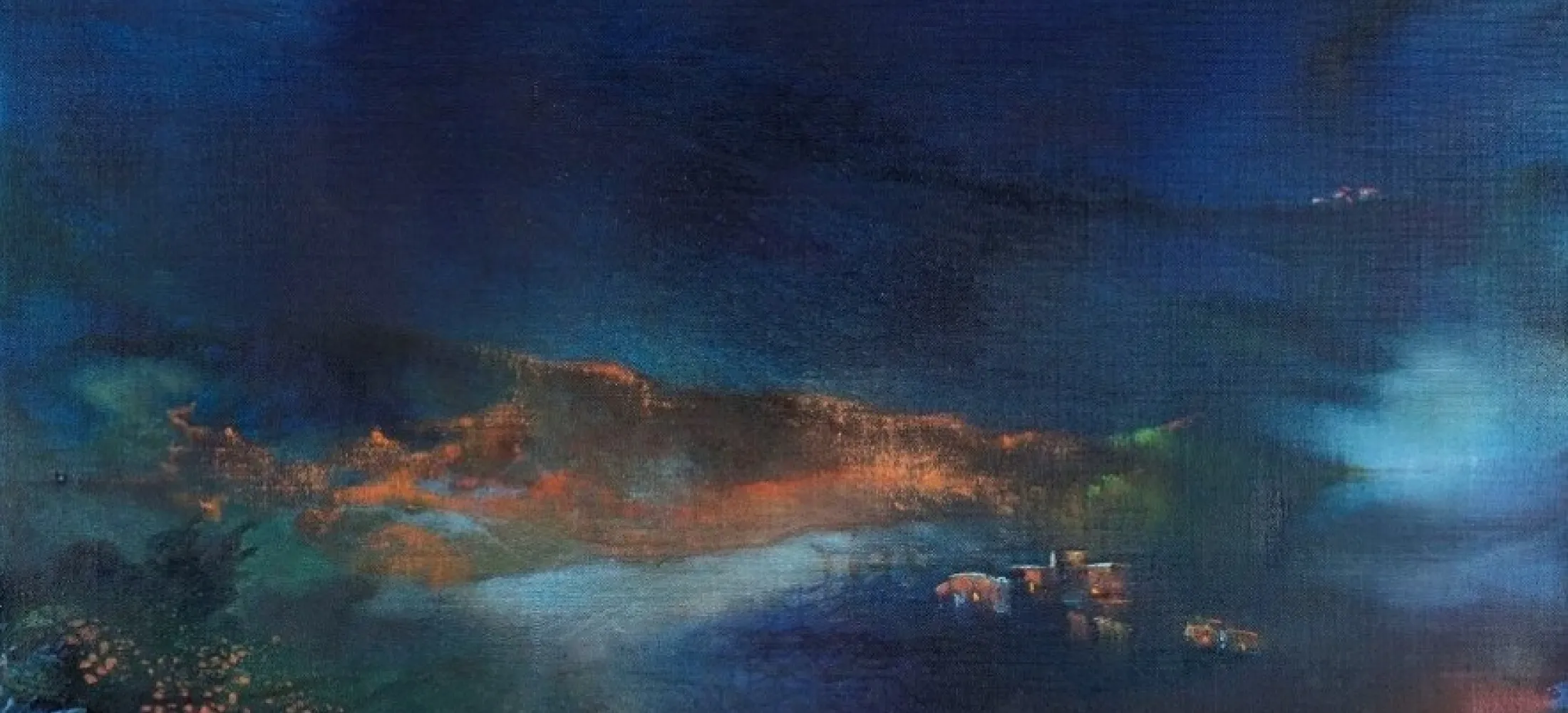 Nizar Daher peint la vallée de la Bekaa et ses clairs-obscurs
