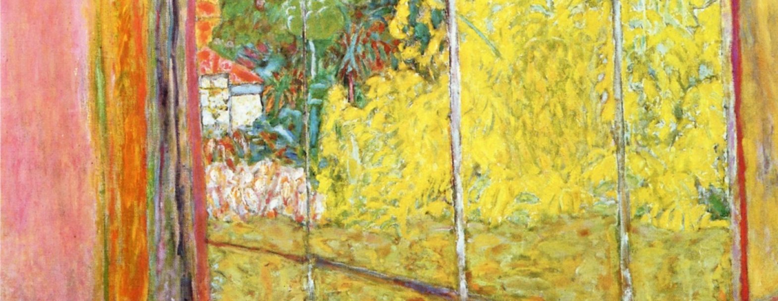 Pierre Bonnard, Fenêtre ouverte sur la Seine à Vernon, vers 1911. Huile sur toile. Collection du Musée des beaux-arts de Nice. / © Ville de Nice / Photo: Muriel Anssens