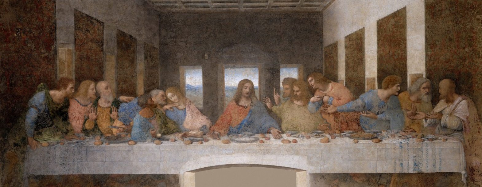 La Cène de Léonard de Vinci est une peinture murale de 4m60 sur 8m80 réalisée de 1495 à 1498 pour le réfectoire du couvent dominicain de Santa Maria delle Grazie à Milan. / ©LDD