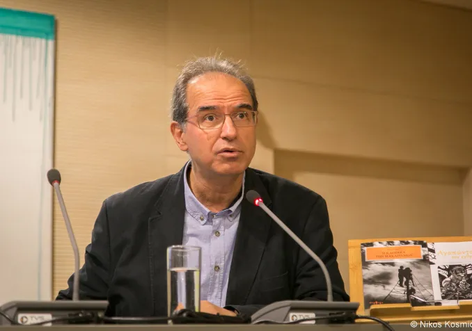 Pantelis Kalaitzidis à Athènes en 2016  CC(by-nc-sa) Nikos Kosmidis