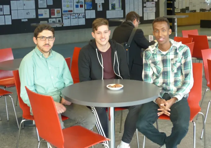 Saad, Ilyas et Malik © Aline Jaccottet