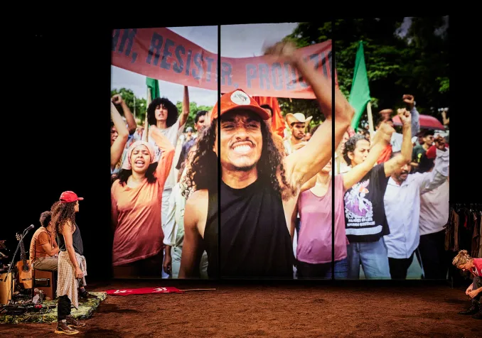 Antigone in the Amazon, Milo Rau ©Christophe Raynaud de Lage