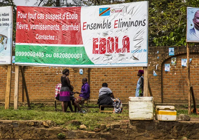 Campagne de prévention contre l'Ebola en RDC ©Flikr / World Bank / Vincent Tremeau