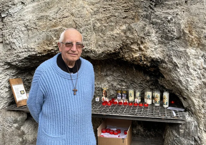 François Huot, ermite à Longeborgne ©Gabrielle Desarzens/RTSreligion