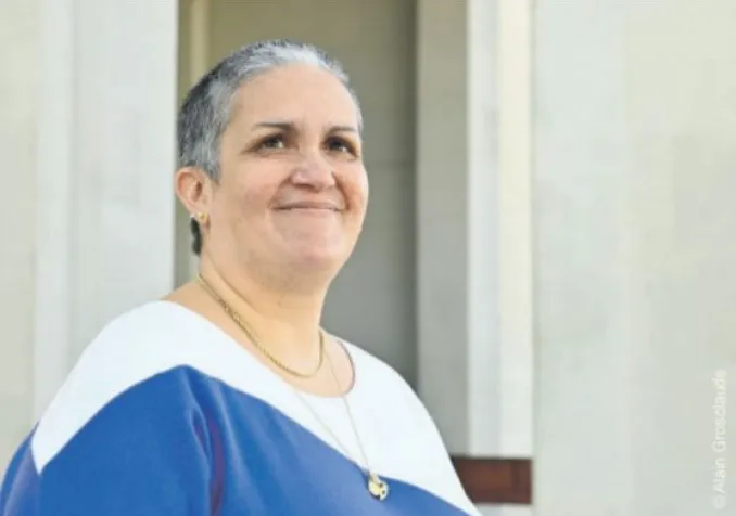 Greta Nania-Montoya Ortega, diacre à l'Eglise protestante de Genève ©Alain Grosclaude
