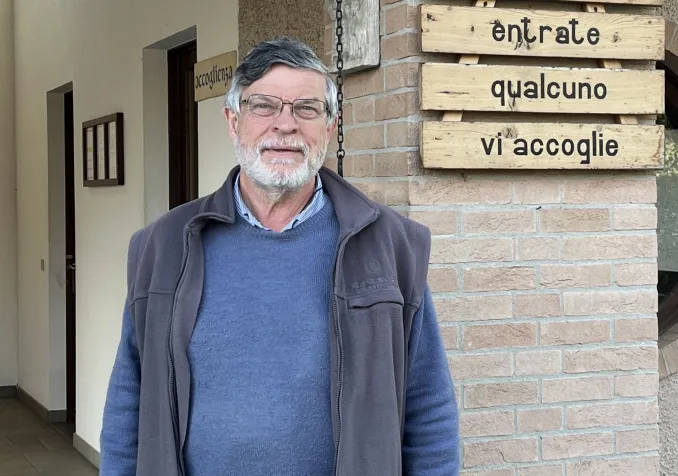 Guido Dotti, moine à Bose, en Italie ©Gabrielle Desarzens