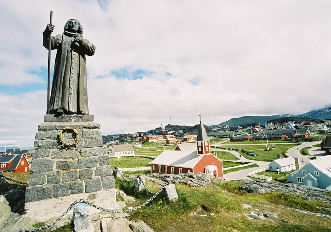 La statue de Hans Egede à Nuuk, au Groenland ©Wikimedia Commons/Svickova/Public domain