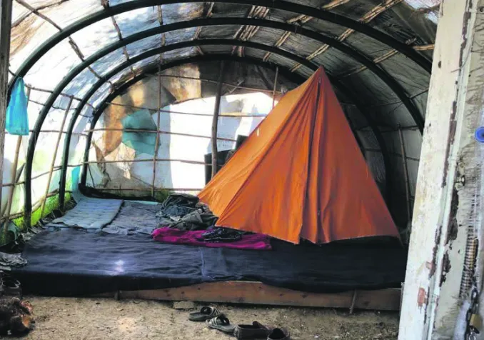 Début 2020, dans le camp de Vial à Chios (Grèce). © Humansnation