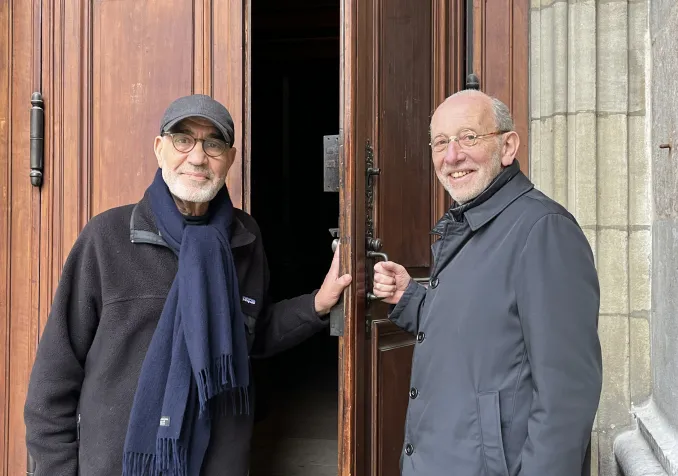 Hafid Ouardiri et François Garaï ©Gabrielle Desarzens