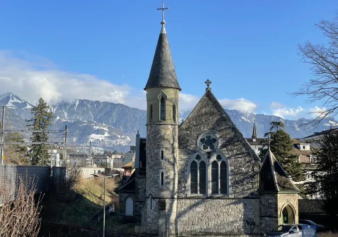 (c) All Saints Anglican church in Vevey