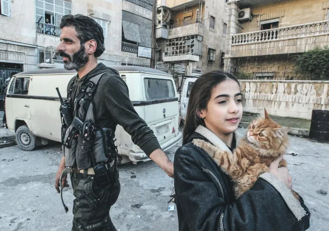 De la série Aleppo Point Zero, Alep, Syrie, 2013.  © Muzaffar Salman / Exposition Human.Kind. au Musée international de la Croix-Rouge et du Croissant-Rouge, Genève.