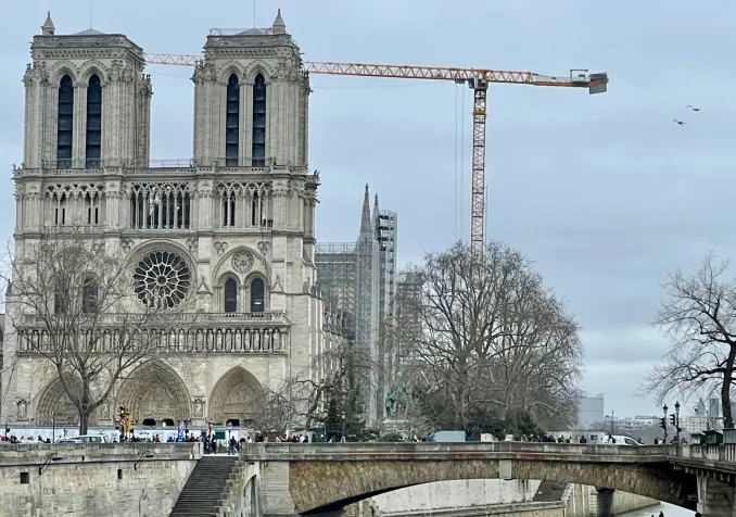 Notre-Dame de Paris, février 2022 ©Carole Pirker/RTSreligion