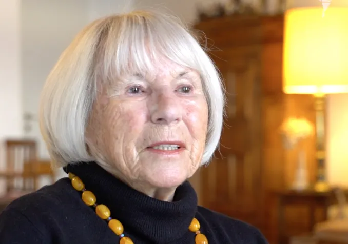 Odile fête Noël depuis 92 ans DR