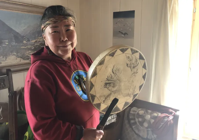 La chamane Olga Letykai Csonka © Gabrielle Desarzens / RTSreligion