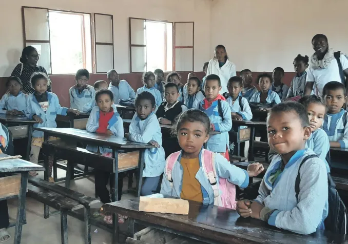 Visite de la délégation de l’Eglise presbytérienne rwandaise à l’Eglise de Jesus Christ à Madagascar, avril 2024 ©Document remis/EPR