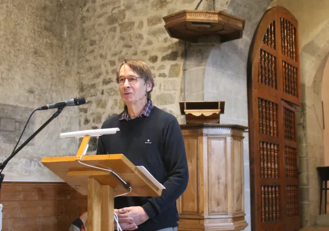 Serge Goy est passé de l’enseignement à la prédication. ©E. Junod
