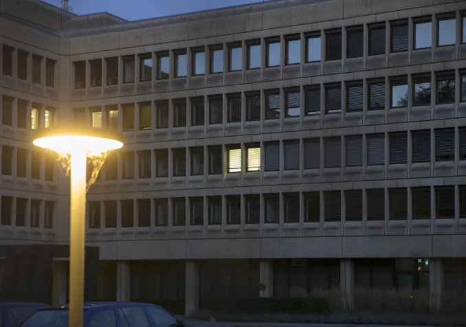 Bâtiment du Service de renseignement de la Confédération suisse à Berne. KEYSTONE/Peter Klaunzer