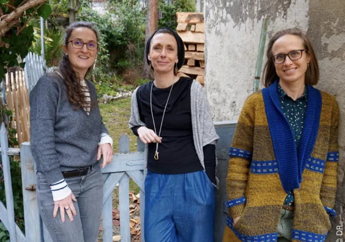 L’équipe de «Slow ta carrière». De g. à d.: Sophie Perdrix, Sabrina Tacchini et Aline Muller Guidetti. ©DR