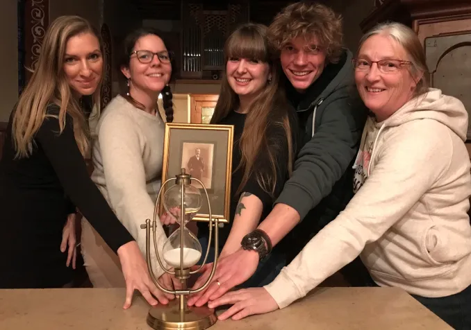 Les concepteurs du "Trelexcape Game" ©Fabien Hünenberger/RTSreligion