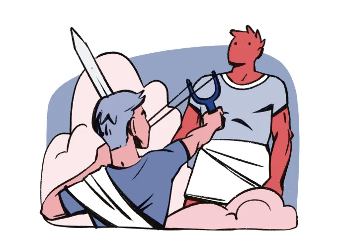 David et Goliath ©Mathieu Paillard