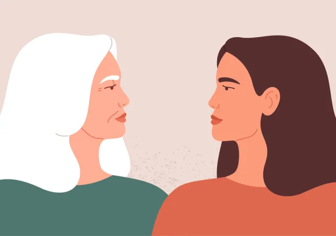 Dialogue entre une religieuse et une travailleuse du sexe, à l'occasion de la Journée des femmes du 8 mars. Image d'illustration. © iStock/Ponomariova_Maria Dialogue entre une religieuse et une travailleuse du sexe, à l'occasion de la Journée des femmes du 8 mars. Image d'illustration. © iStock/Ponomariova_Maria