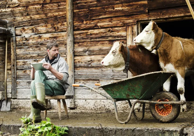 Agiculteur suisse © Istock