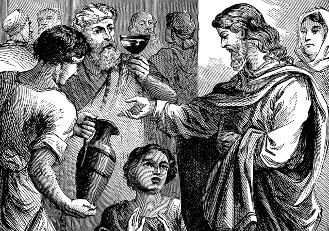 Le premier miracle de Jésus: transformer de l'eau en vin. © iStock