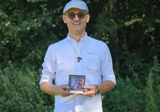 Lazar Preldakaj, pour qui St François dʹAssise est un exemple à suivre (c) Christine Mo Costabella, RTSreligion