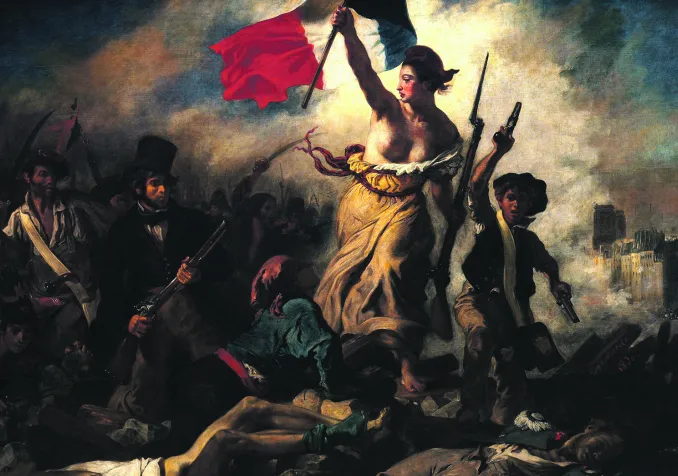 La Liberté guidant le peuple, huile sur toile 1830. © Eugène Delacroix (1798 -1863)