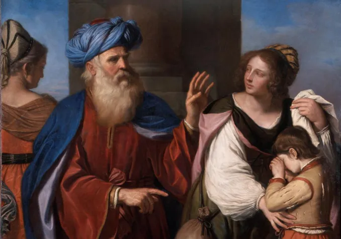 Guercino: Abraham chasse Agar et Ismaël (Pinacothèque de la Brera, Milan) Guercino: Abraham chasse Agar et Ismaël (Pinacothèque de la Brera, Milan)
