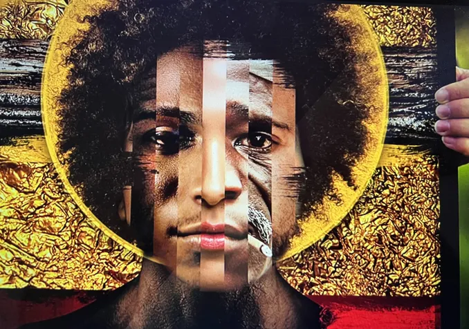 Black Jesus Image: "Pantocrator in Black and Brown" de Brian Behm, St. Stephen's Episcopal Cathedral de Harrisburg, Pennsylvania.