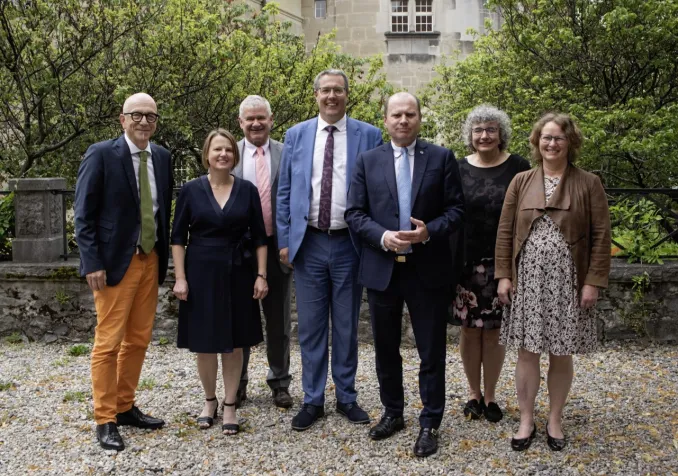 Les 7 membres du Conseil synodal élu (en fonction au 1er septembre) - Synode constitutif du 29 juin 2024 - ©EERV