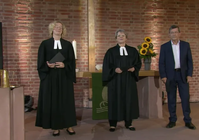 Pasteurs Catharina Covolo, Rita Famos et Christian Albecker (©DR)