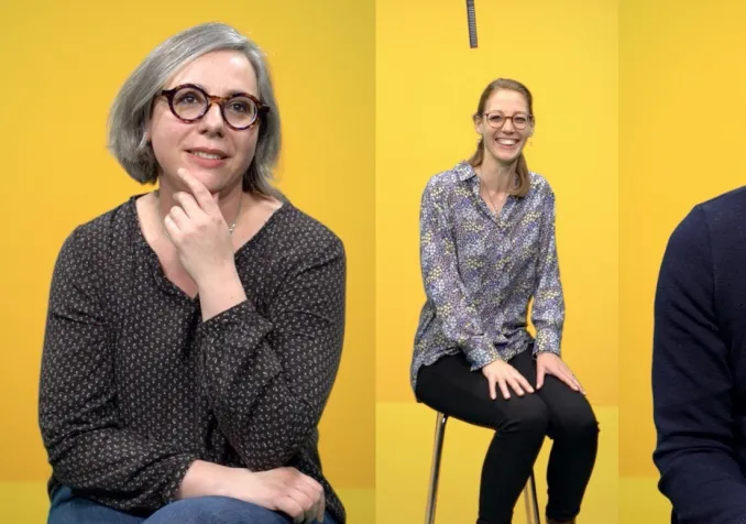 Martin Nouis (EERF), Nathalie Monot-Senn (EERV), Nathalie Schopfer (EPG) et Florian Schubert (EREN) DR