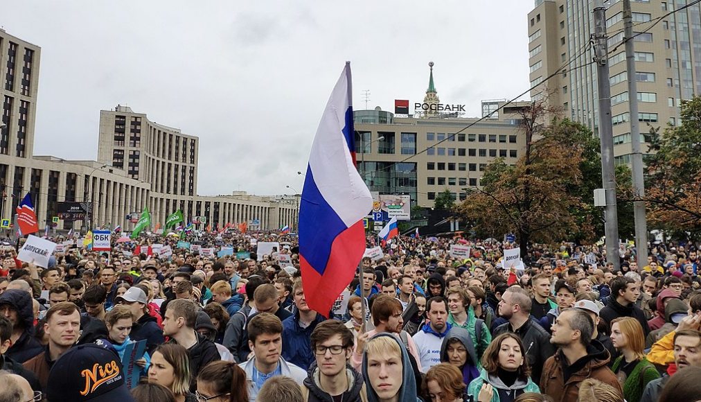 Août 2019, manifestation à Moscou en faveur d&#039;élections libres / ©Wikimedia Commons/putnik/CC BY 4.0