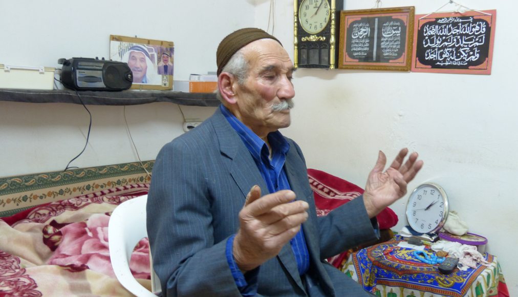 Mohammed Ali Hamdan Ali est la mémoire vivante du camp palestinien de Deheisheh / ©Aline Jaccottet