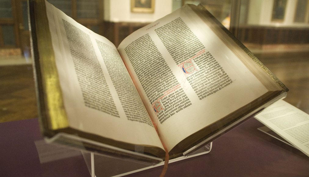 Bible de Gutenberg © Flickr CC BY-SA 2.0 / NYC Wanderer