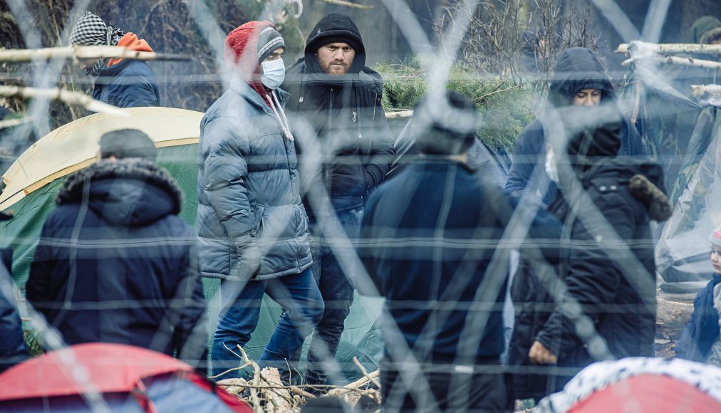 Des migrants à la frontière entre la Pologne et la Biélorussie Des migrants à la frontière entre la Pologne et la Biélorussie / ©Flickr/Kancelaria Premiera/Irek Dorozanski