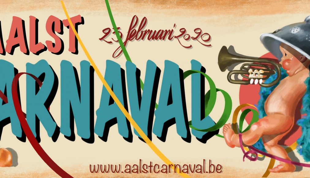 Affiche pour le Carnaval d&#039;Alost 2020 / Site Facebook du Carnaval d&#039;Alost 