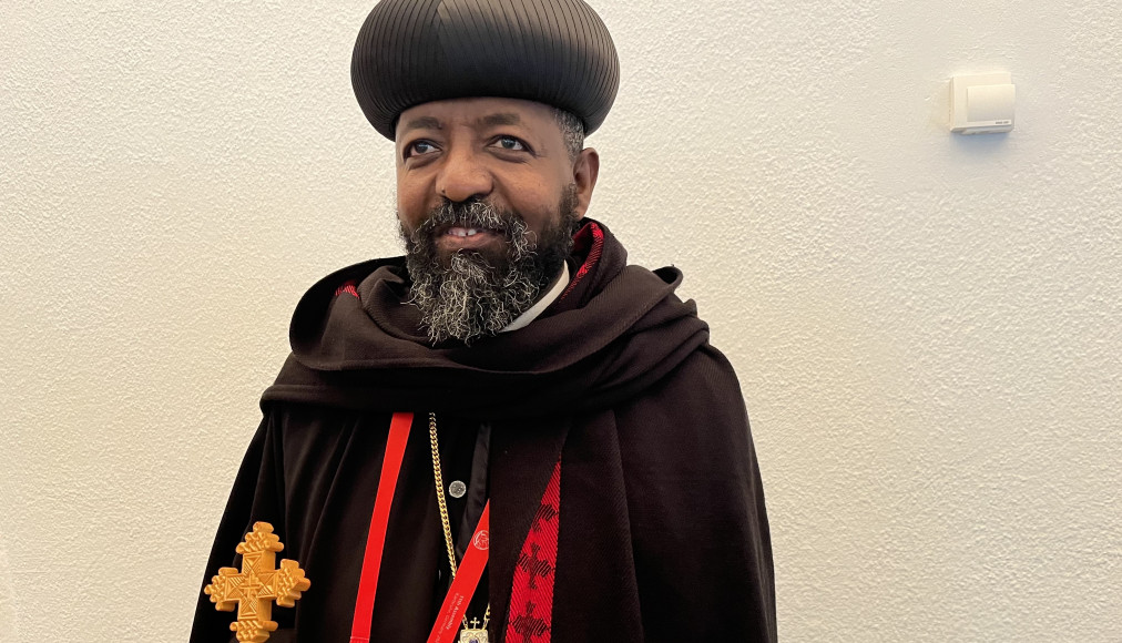 L’archevêque Diyonasiyos Tedia Mengistu de l’Eglise orthodoxe éthiopienne, délégué à la rencontre de Karlsruhe / ©Gabrielle Desarzens/RTSreligion