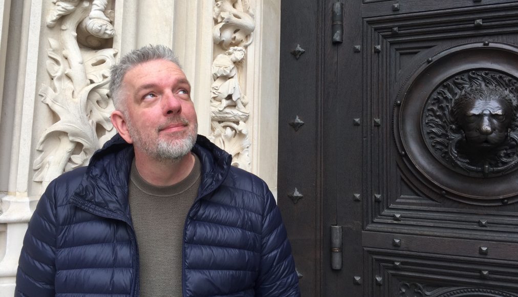 Bernd Becker devant la Cathédrale de Lausanne / LV