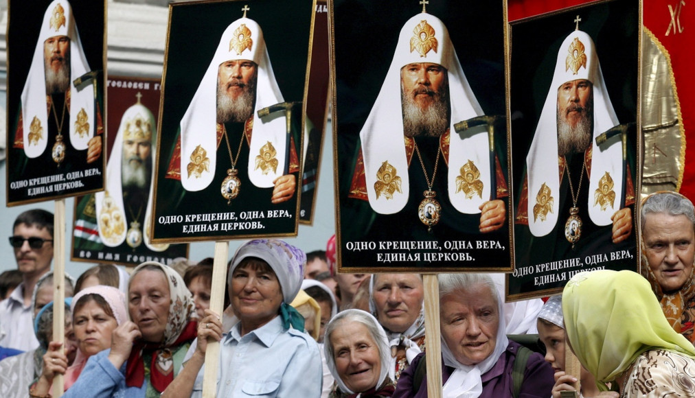 Pendant très longtemps, les orthodoxes russes étaient assimilés au patriarcat de Moscou.. / Sergey Dolzhenko/ Keystone