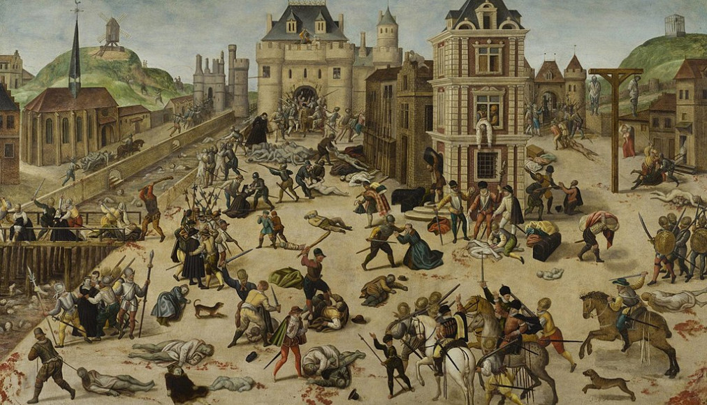 Le Massacre de la Saint-Barthélemy, peinture de François Dubois (fin XVIe siècle) / ©Musée cantonal des beaux-arts de Lausanne, Domaine public, Wikimedia Commons