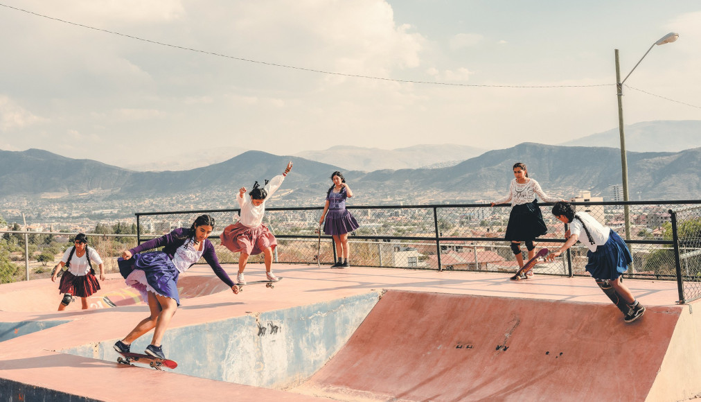 SENAC Skate Parc, Cochabamba, Bolivie. De la série Imilla (2021). SENAC Skate Parc, Cochabamba, Bolivie. De la série Imilla (2021). / ©Luisa Dörr / Exposition Human.Kind. au Musée international de la Croix-Rouge et du Croissant-Rouge, Genève.