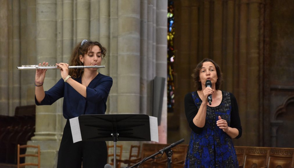 Chanteuse et narratrice, Isabelle Bovard / ©Gérard Jaton EERV