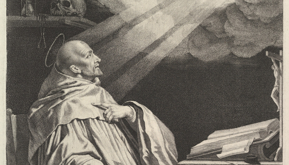 Saint Bernard de Clairvaux, print, Jean Morin, after Philippe de Champaigne (MET, 45.41.44) / Licence Creative Commons CC0 1.0 