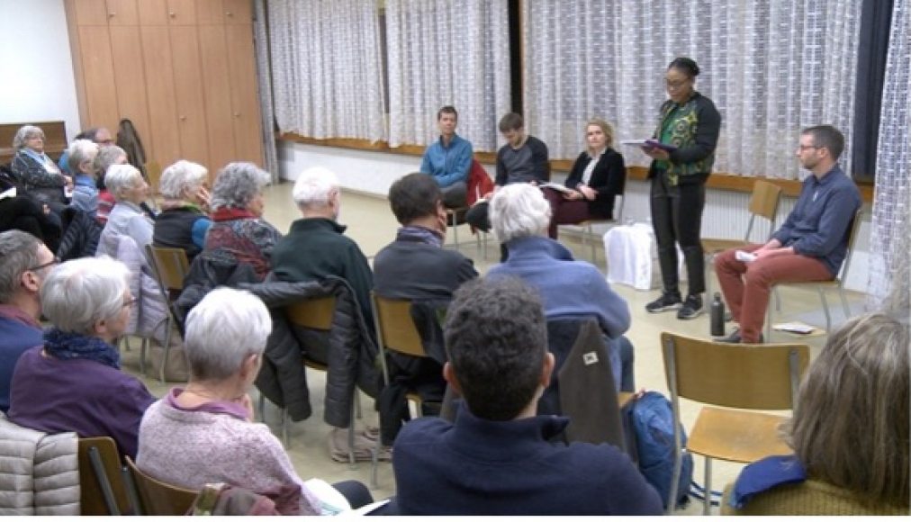 Une table ronde sur l’efficacité de la transition intérieure en vue d’une transition écologique s’est tenue en février à la chapelle de la Maladière de Neuchâtel. / ©DR