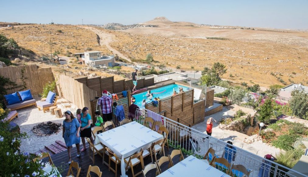 La Villa Hérodien, dans la colonie de Tekoa en Cisjordanie ©RNS/Noam Feiner/Lewis Weinger
