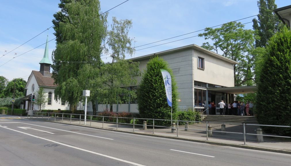 La maison de paroisse de Chamblandes à Pully où s'est déroulé 