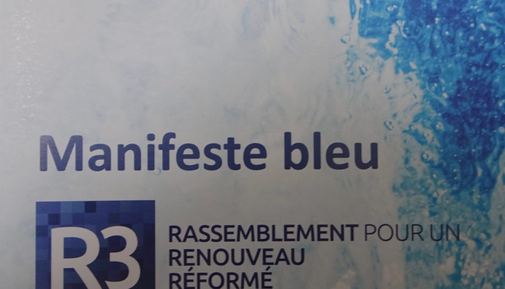 Manifeste bleu du Rassemblement pour un renouveau réformé (R3)